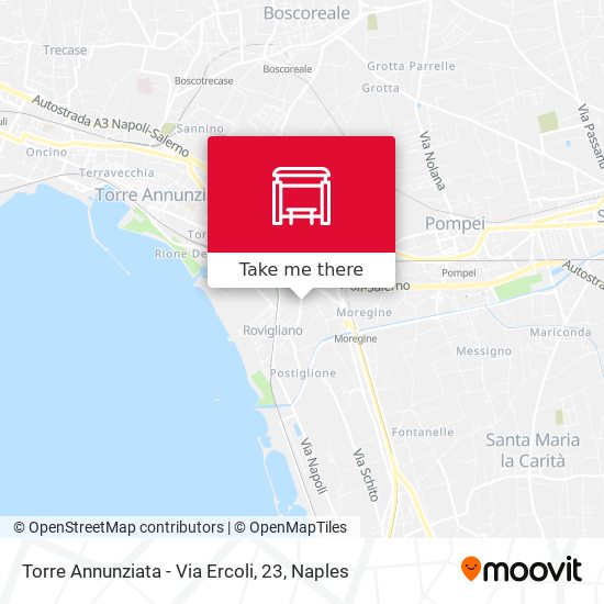 Torre Annunziata - Via Ercoli, 23 map