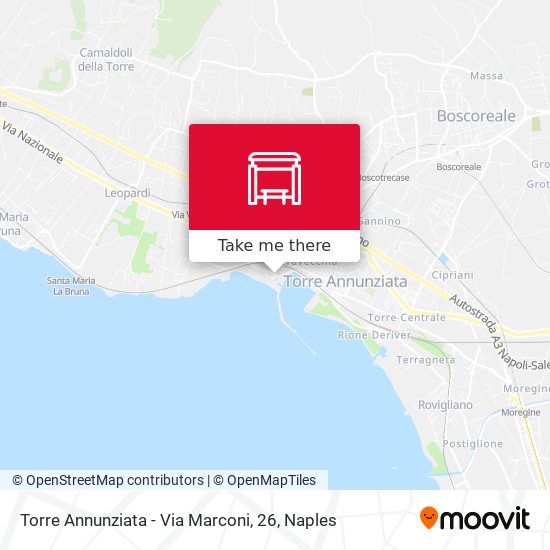 Torre Annunziata - Via Marconi, 26 map