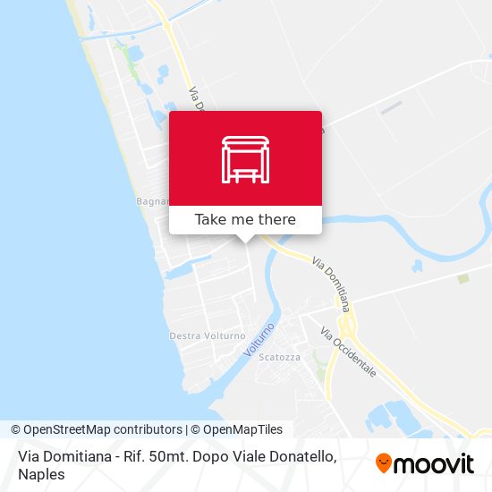 Via Domitiana - Rif. 50mt. Dopo Viale Donatello map