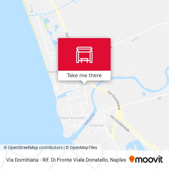 Via Domitiana - Rif. Di Fronte Viale Donatello map