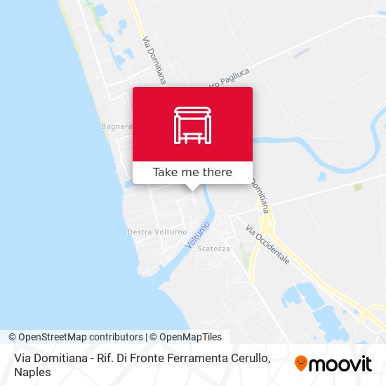 Via Domitiana - Rif. Di Fronte Ferramenta Cerullo map