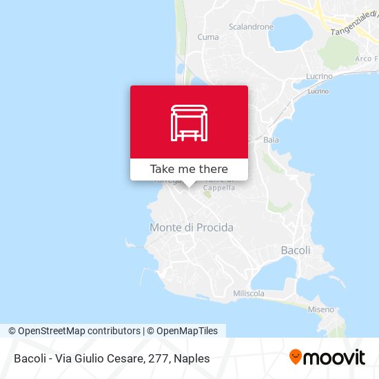 Bacoli - Via Giulio Cesare, 277 map
