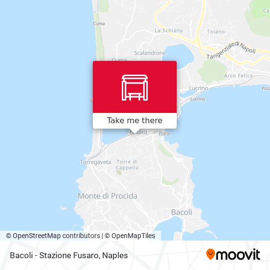 Bacoli - Stazione Fusaro map