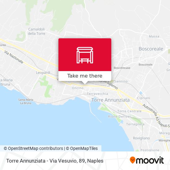 Torre Annunziata - Via Vesuvio, 89 map