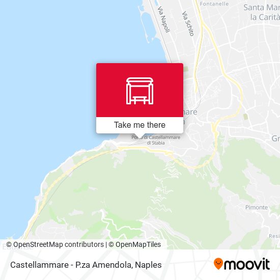 Castellammare - P.za Amendola map