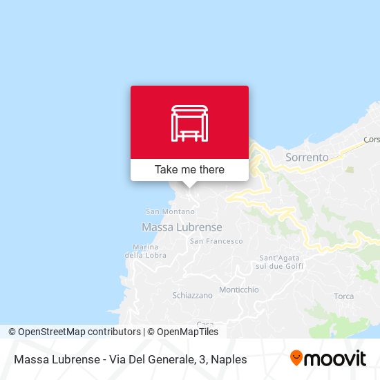 Massa Lubrense - Via Del Generale, 3 map