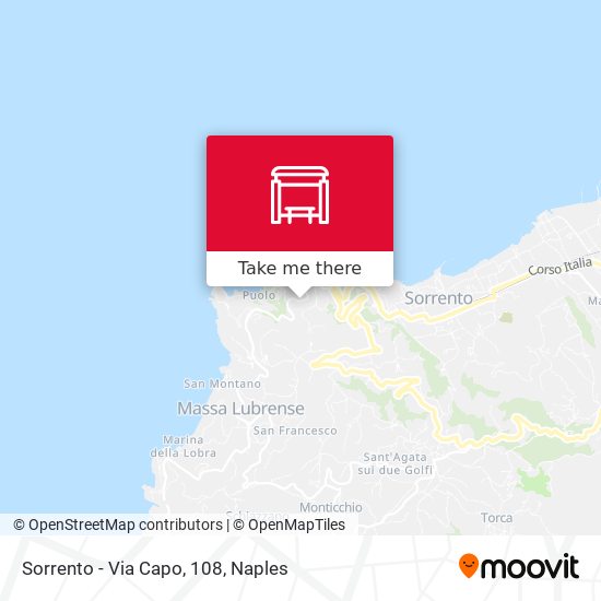 Sorrento - Via Capo, 108 map