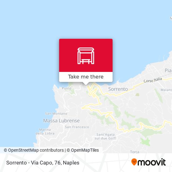 Sorrento - Via Capo, 76 map
