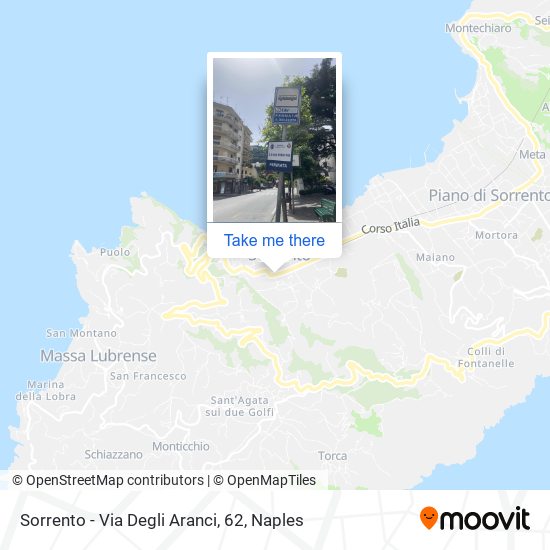 Sorrento - Via Degli Aranci, 62 map