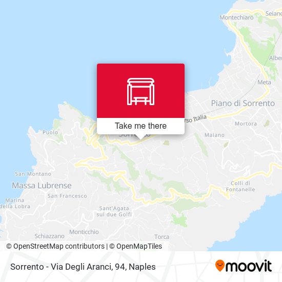 Sorrento - Via Degli Aranci, 94 map