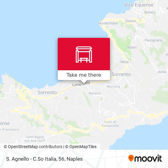 S. Agnello - C.So Italia, 56 map