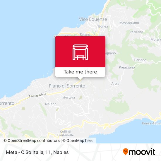 Meta - C.So Italia, 11 map