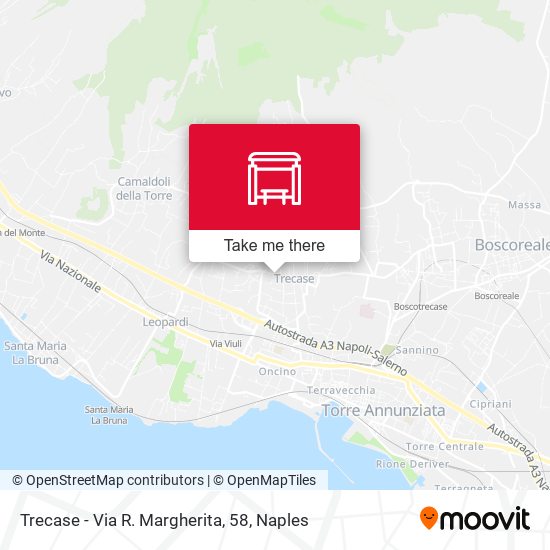 Trecase - Via R. Margherita, 58 map