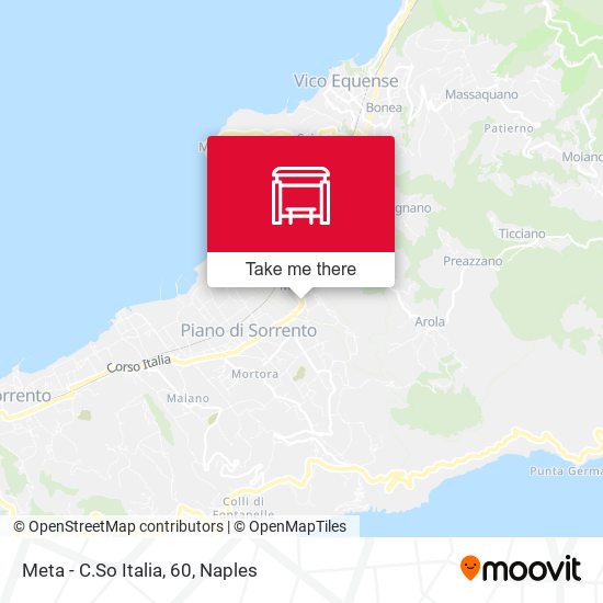 Meta - C.So Italia, 60 map
