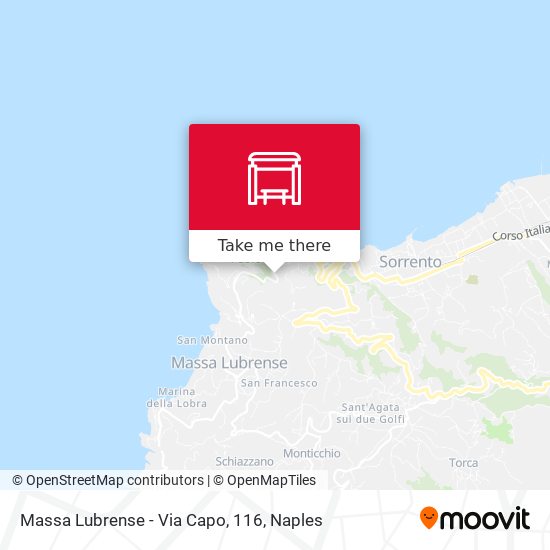 Massa Lubrense - Via Capo, 116 map