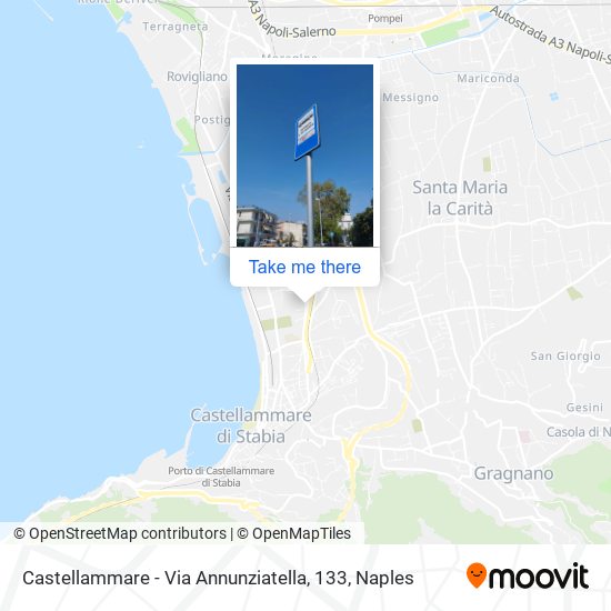 Castellammare - Via Annunziatella, 133 map
