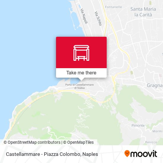 Castellammare - Piazza Colombo map