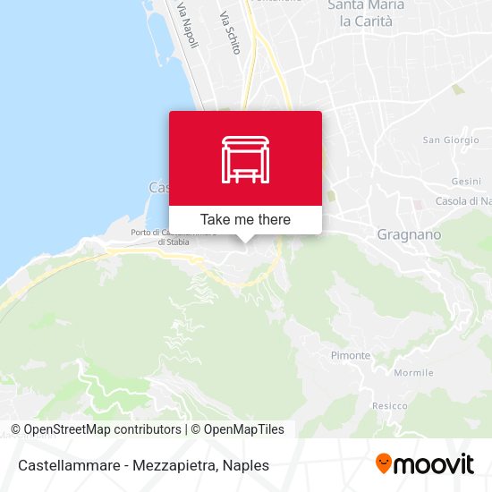 Castellammare - Mezzapietra map