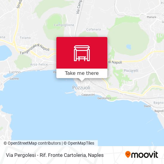 Via Pergolesi - Rif. Fronte Cartoleria map