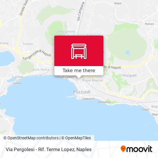 Via Pergolesi - Rif. Terme Lopez map