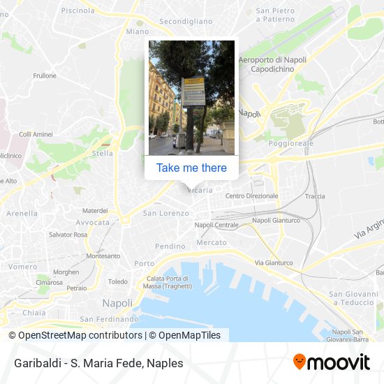 Garibaldi - S. Maria Fede map