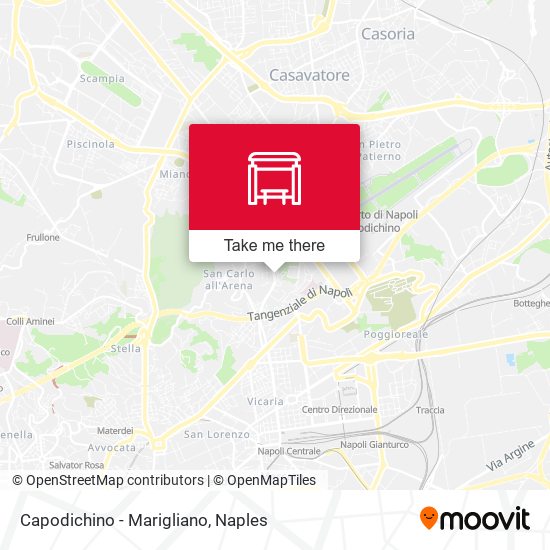 Capodichino - Marigliano map