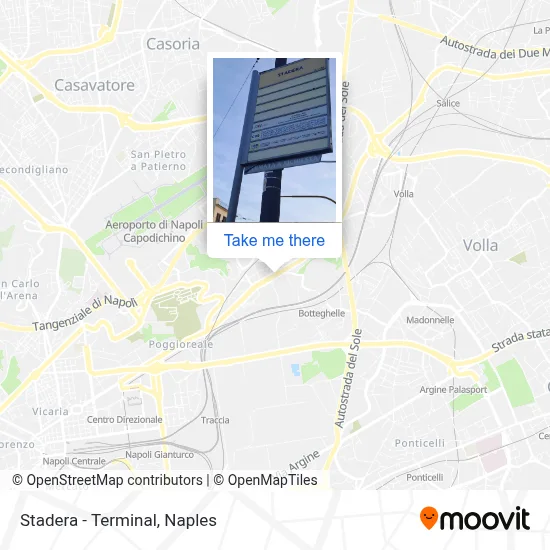 Stadera - Terminal map