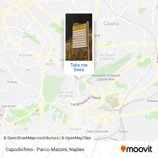 Capodichino - Parco Mazzini map