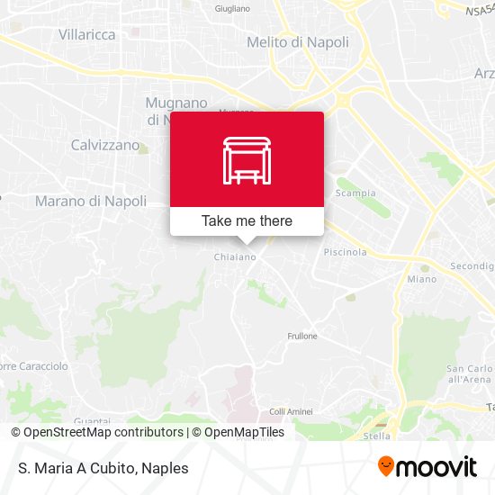 S. Maria A Cubito map