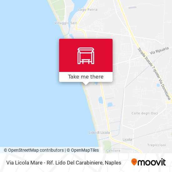 Via Licola Mare - Rif. Lido Del Carabiniere map
