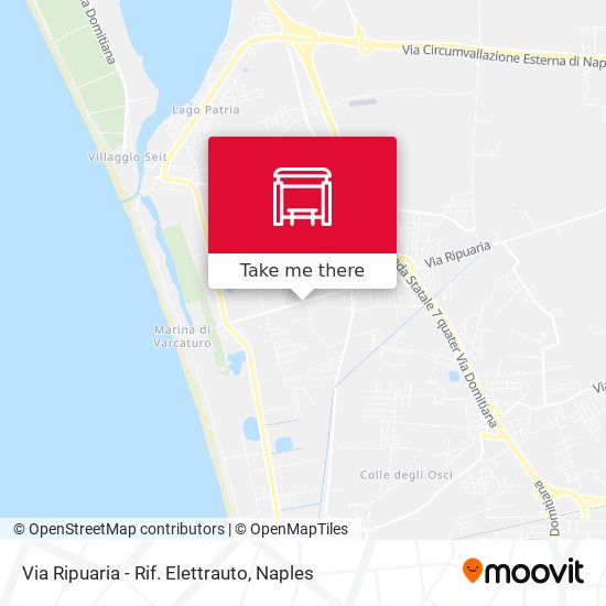 Via Ripuaria - Rif. Elettrauto map
