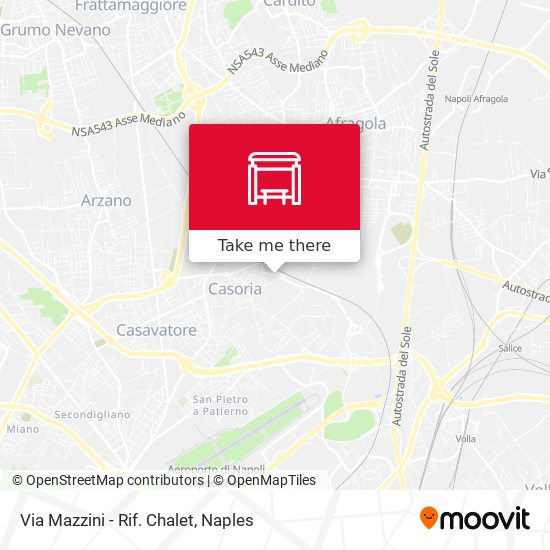 Via Mazzini - Rif. Chalet map