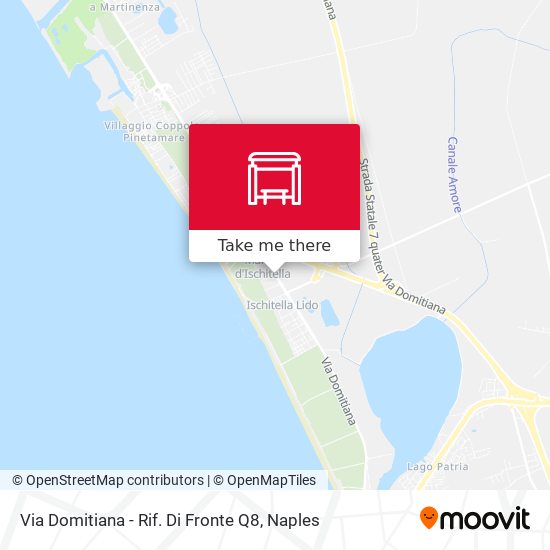 Via Domitiana - Rif. Di Fronte Q8 map