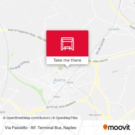 Via Paisiello - Rif. Terminal Bus map