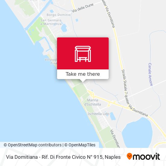 Via Domitiana - Rif. Di Fronte Civico N° 915 map