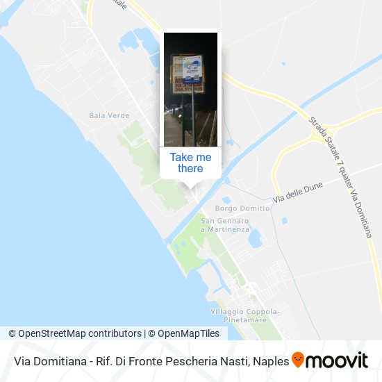 Via Domitiana - Rif. Di Fronte Pescheria Nasti map