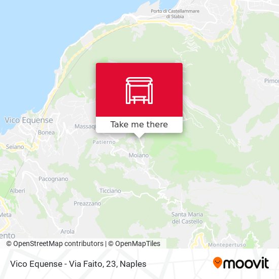 Vico Equense - Via Faito, 23 map