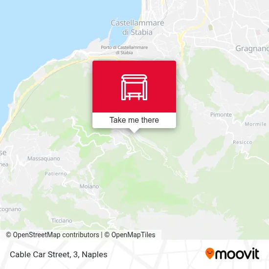 Cable Car Street, 3 map