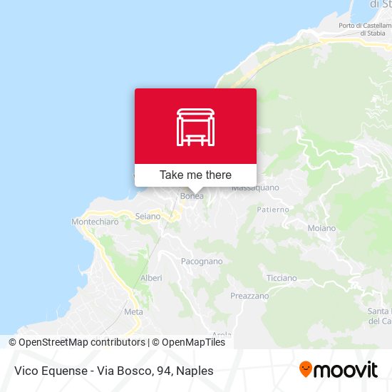 Vico Equense - Via Bosco, 94 map