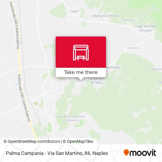Palma Campania - Via San Martino, 86 map