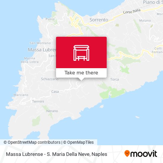 Massa Lubrense - S. Maria Della Neve map