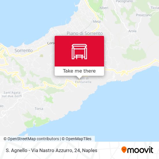 S. Agnello - Via Nastro Azzurro, 24 map