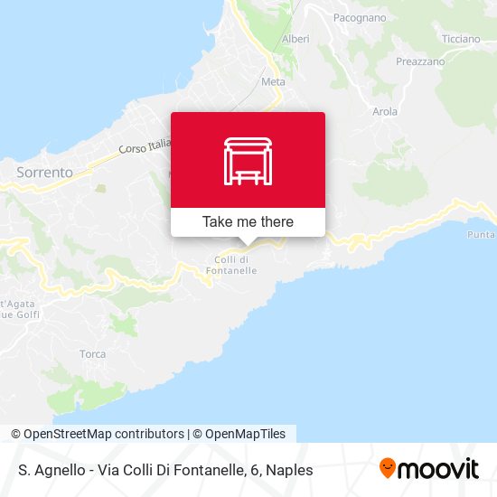 S. Agnello - Via Colli Di Fontanelle, 6 map