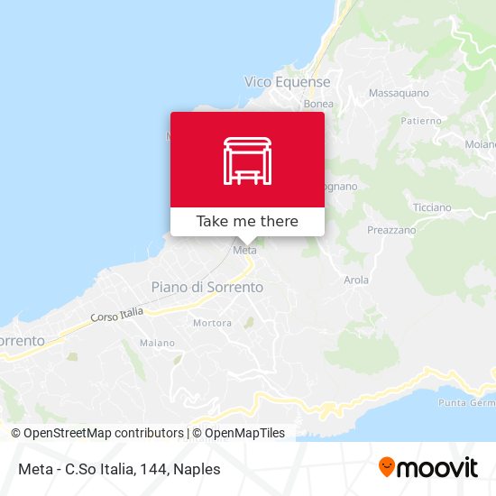 Meta - C.So Italia, 144 map