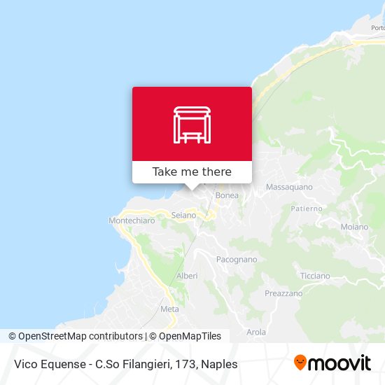 Vico Equense - C.So Filangieri, 173 map