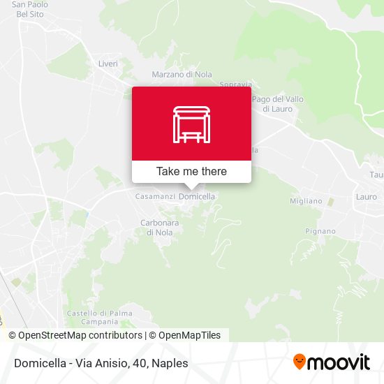 Domicella - Via Anisio, 40 map