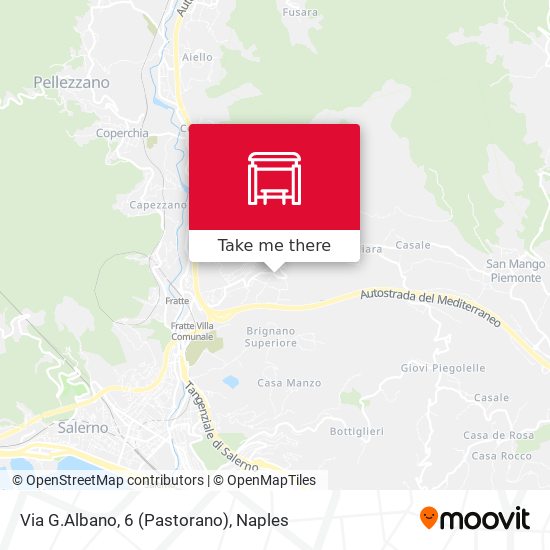Via G.Albano, 6 (Pastorano) map