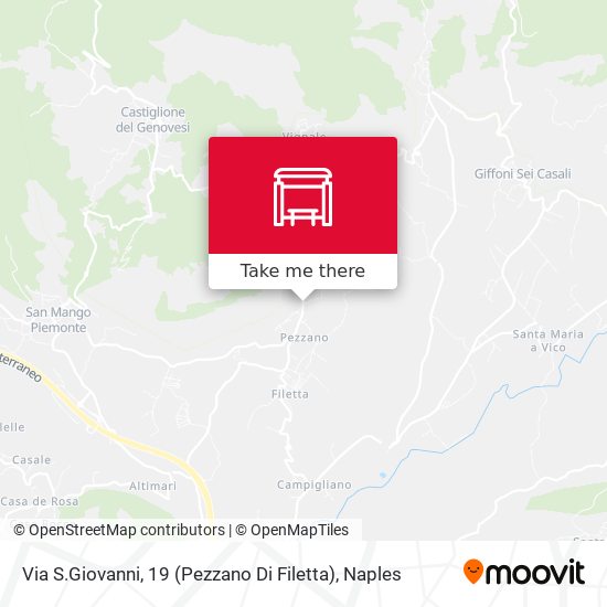 Via S.Giovanni, 19 (Pezzano Di Filetta) map