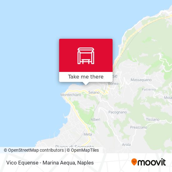 Vico Equense - Marina Aequa map