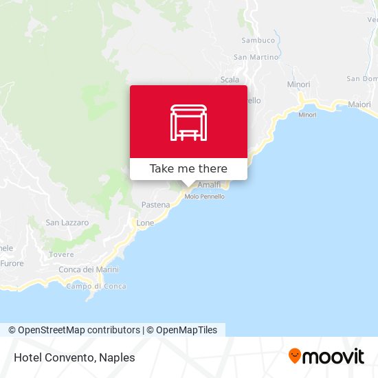 Hotel Convento map